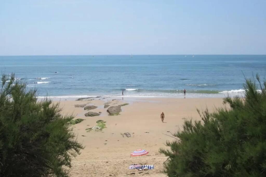 Studio Equipe Moderne A Deux Pas De La Plage 莱萨布勒-多洛讷 外观 照片